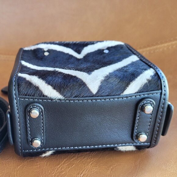 Rogue Bag 12 In Haircalf With Zebra Print - Picture 4 of 11